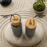 Custom Borosilicate Travel Bottle and Tumbler Drinkware Gift Set