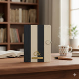 Personalized Zebra A5 Notebook Diary with Name and Charm