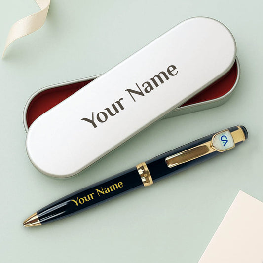 Giftana Personalized CA Charm Ball Pen - Elegant Gift for Chartered Accountants