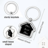 Charming Home Sweet Home Keychain