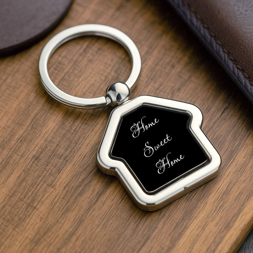 Charming Home Sweet Home Keychain