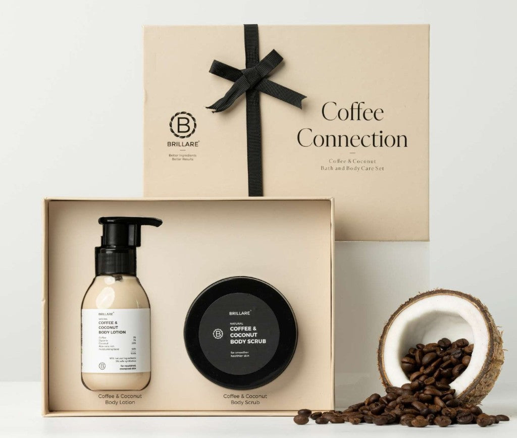 Unisex Coffee Coconut Body Care Gift Set
