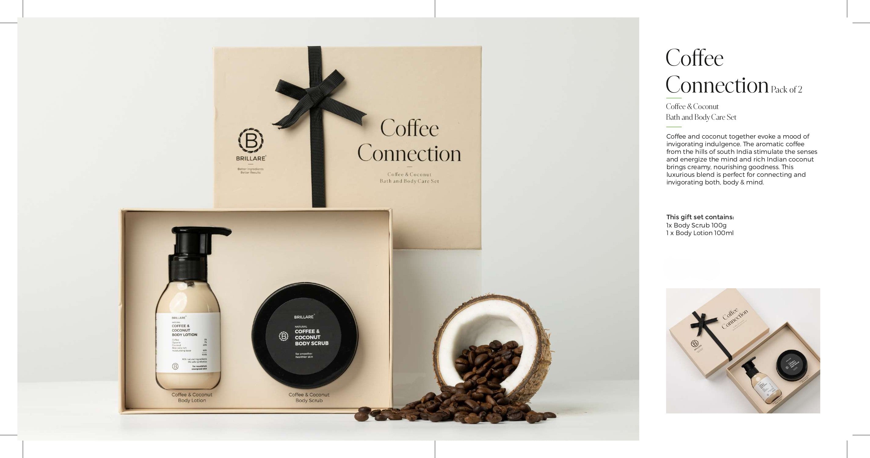 Unisex Coffee Coconut Hand Care Set