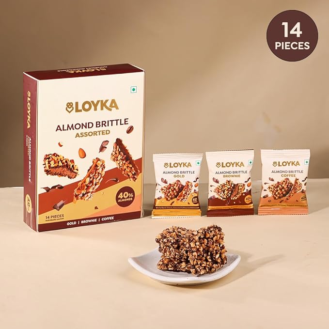 Corporate Diwali Gifts India – Premium Almond Brittle and Dry Fruits Hamper by Giftana