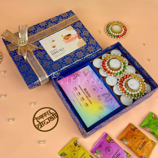 Elegant Diwali Gift Items | Decorative Diyas, Candles & Sweets