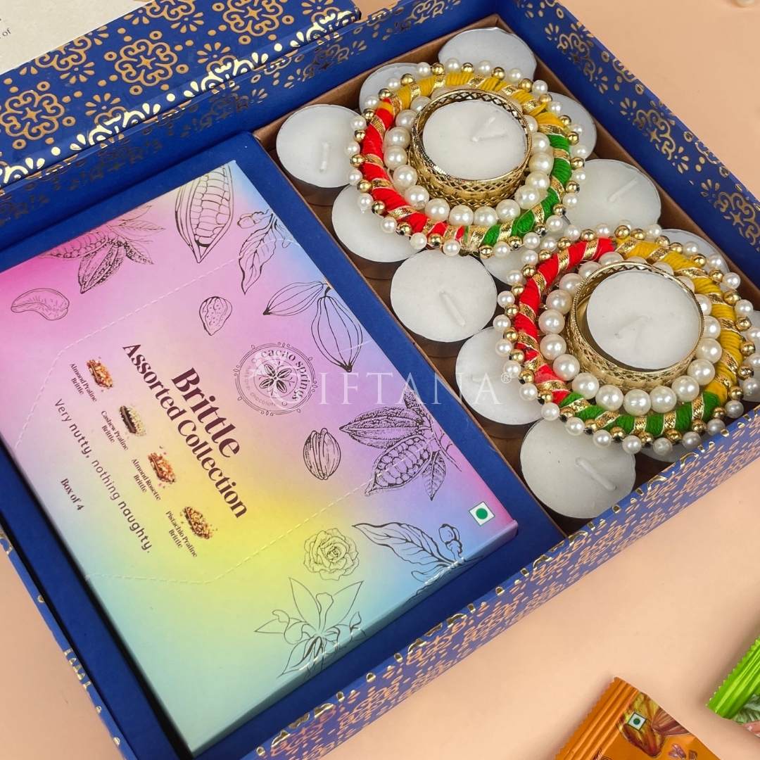 Elegant Diwali Gift Items | Decorative Diyas, Candles & Sweets