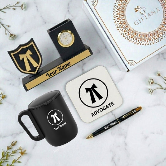 Custom 4-in-1 Advocate Workspace Organizer Gift Set