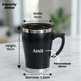 Custom 400ml Travel Coffee Mug Gift with Lid