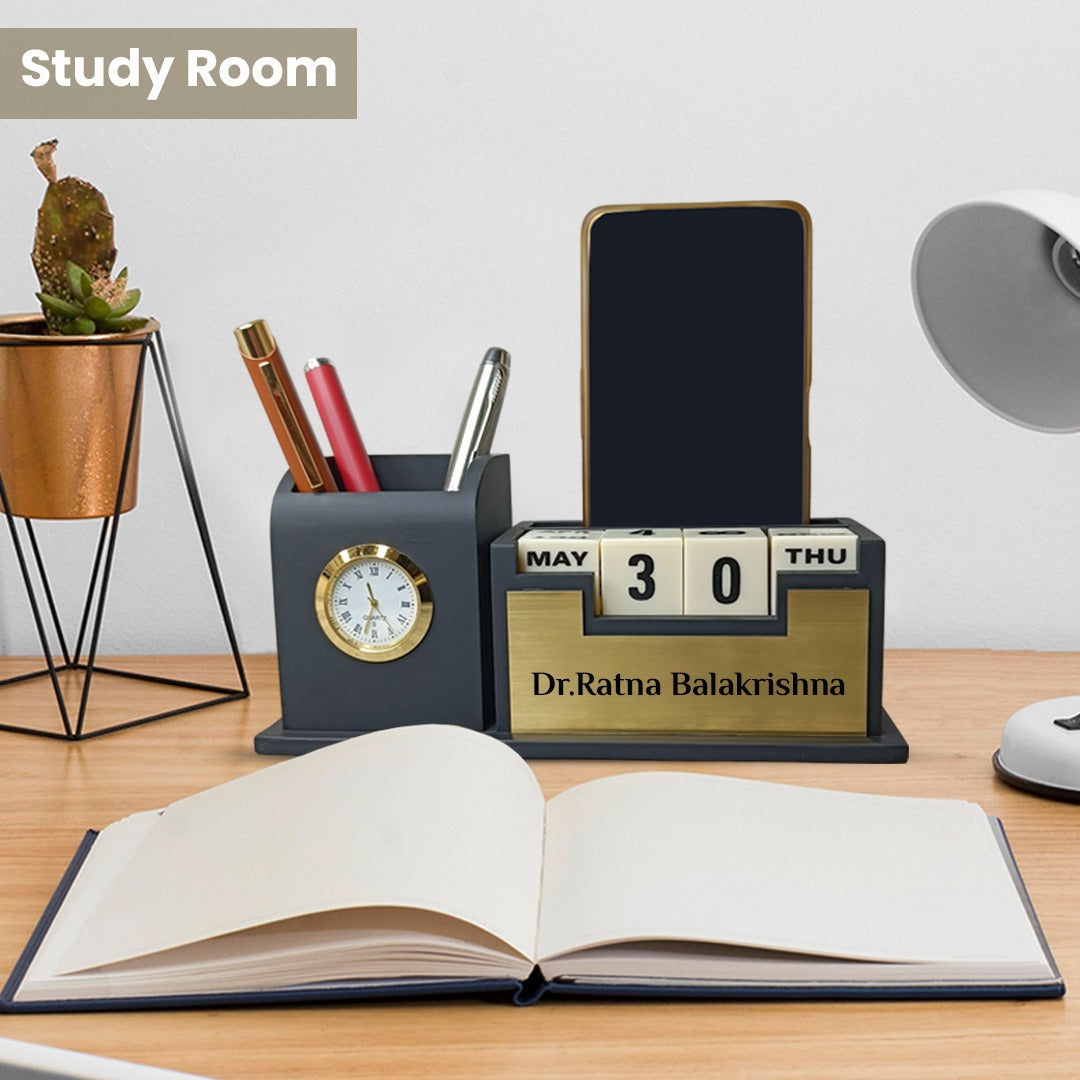 Customized Diwali Gift Ideas For Colleagues - Golden Black - Giftana 