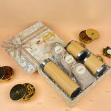 Premium Eco-Friendly Diwali Gift with Bottle, Mugs & Nuts