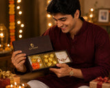 Designer Rakshabandhan Gift Set with Puja Thali