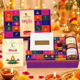 Diwali Gift Hamper - Traditional Pooja Essentials & Dry Fruits