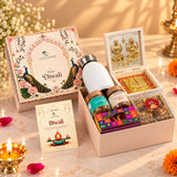 Diwali Elegance – Premium Corporate Diwali Gift Hamper with Flask, Dry Fruits & Festive Essentials