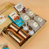 Festive Diwali Gift Box with Copper Bottle & Sweet Treats