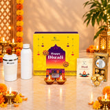 Diwali Executive Gift Hamper with Flask, Ferrero Rocher & Coffee Tumbler