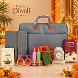 Diwali Gifts for Professionals with Laptop Bag & Dry Fruits