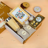 Diwali Hampers Online | Eco Bamboo Tumbler, Dry Fruits & Diyas