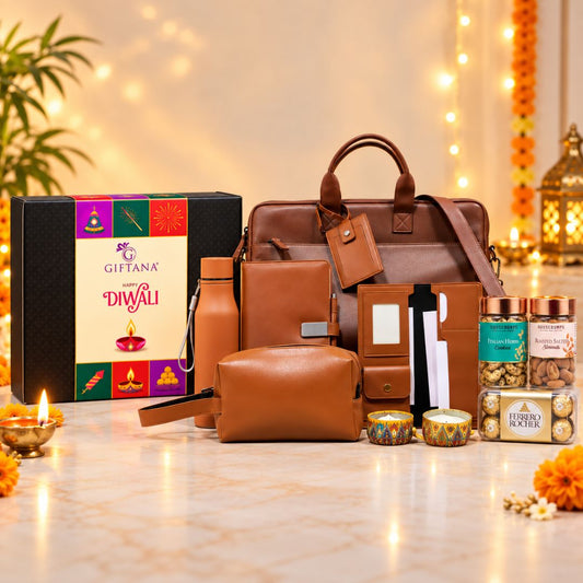 Diwali Premium PU Leather Gift Set