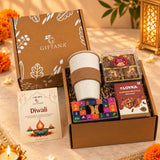 Eco-Friendly Diwali Gift Set with Eco Cup & Gourmet Treats