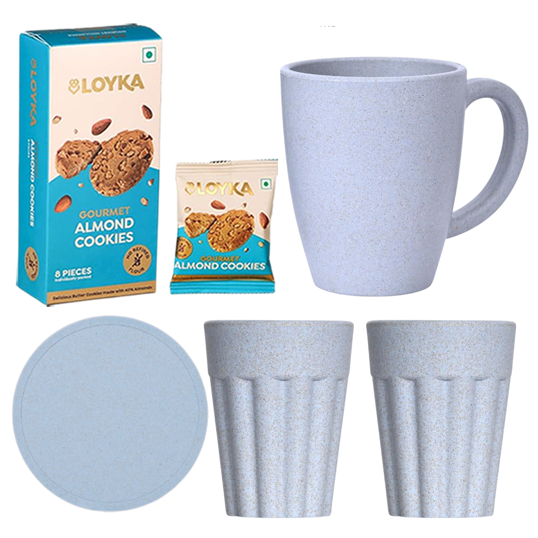  Loyka Cookies, Mug, Coaster & Chai