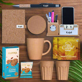 Notebook, Pen, Mug & Cookies Set