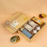 Elegant Diwali Hamper - Borosilicate Sipper & Snacks