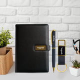 3-in-1 Notebook Diary Set with Pen & Keychain