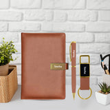 3-in-1 Notebook Diary Set with Pen & Keychain