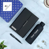 Engraved 3-in-1 Planner Diary with Flask Bottle Pen Gift Set 6