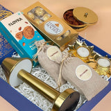 Luxury Diwali Hamper with Pyramid Lamp & Gourmet Treats