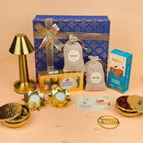 Luxury Diwali Hamper with Pyramid Lamp & Gourmet Treats