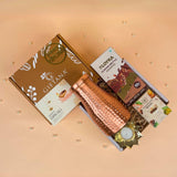 Giftana Premium Diwali Gifts with Copper Pot & Dry Fruits