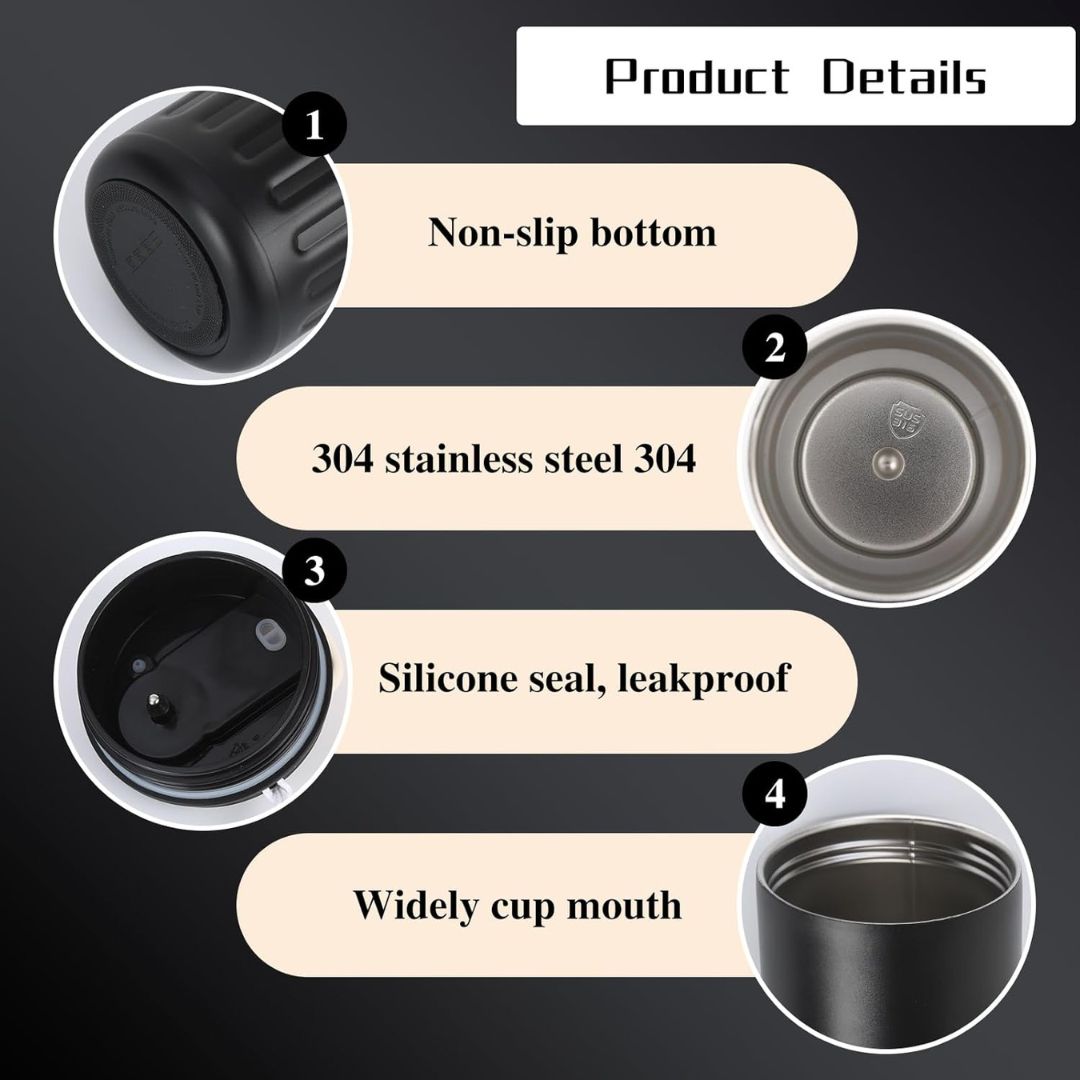 Personalized Gift : Premium LED Display Thermos Flask - Giftana 