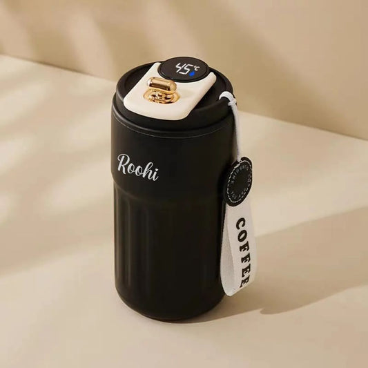 Fancy Stainless Steel Coffee Mug with LED Temperature Display