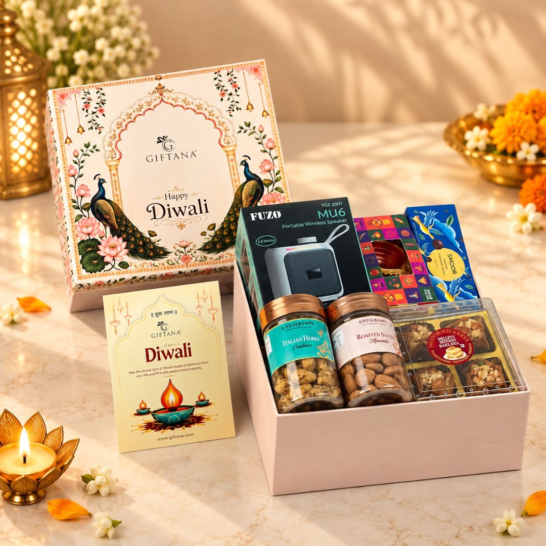 Festive Beats : Diwali Gift Hamper with Wireless Speaker & Gourmet Treats