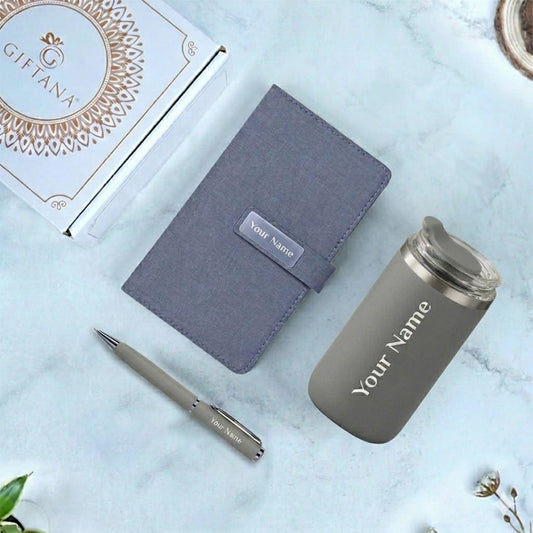 3-in-1 Mini Journal & Drinkware Gift Set