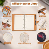 Giftana Personalized Office Planner Diary With Magnetic Lock and Name