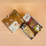 Giftana Diwali Gifts Set with Wooden Tumbler, Loyka & Lotus Diya