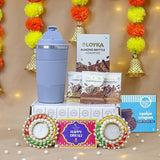 Giftana Diwali Drinkware Gift Set - GreyGiftana 