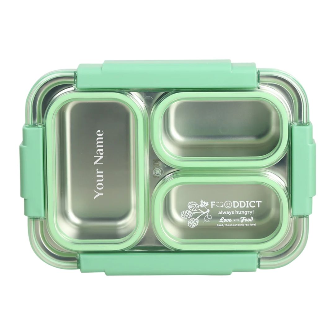 Personalized Diwali Lunch Box Hamper - Green - Giftana 
