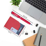 Giftana Red Metallic Pen and Cardholder