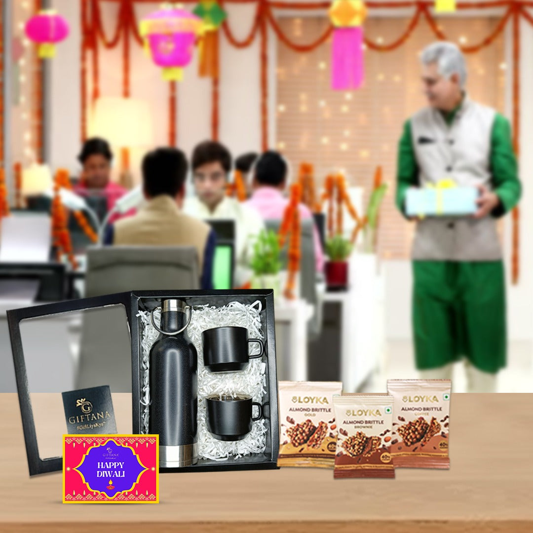 Loyka Assorted & Happy Diwali Card - BlackGiftana 