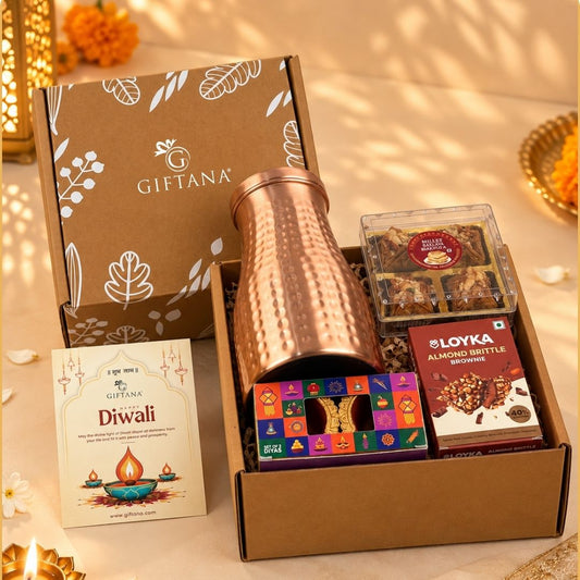 Golden Copper Glow Hamper Exclusive Diwali Gifts for Staff