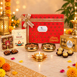 Golden Glow - Premium Diwali Gifts with Festive Treats