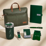 Grey 7 in 1 Leadership Welcome Kit with Personalized Office Accessories