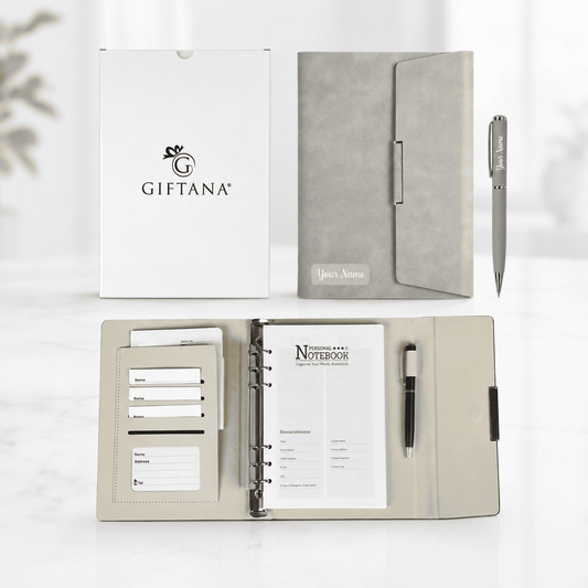 Custom 2-in-1 Name Journal Gift Set with Pen