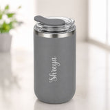 Personalised Gift 350ml Silicone Lid Travel Tumbler
