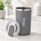 Personalised Gift 350ml Silicone Lid Travel Tumbler