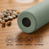 Custom Borosilicate Sipper Tumbler with Bamboo Lid