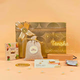 Unique Personalized Diwali Gifts with Light Lamp & Mix Dry Fruits